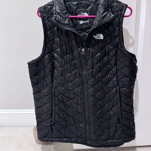 North Face Puffer Vest, Black, XL